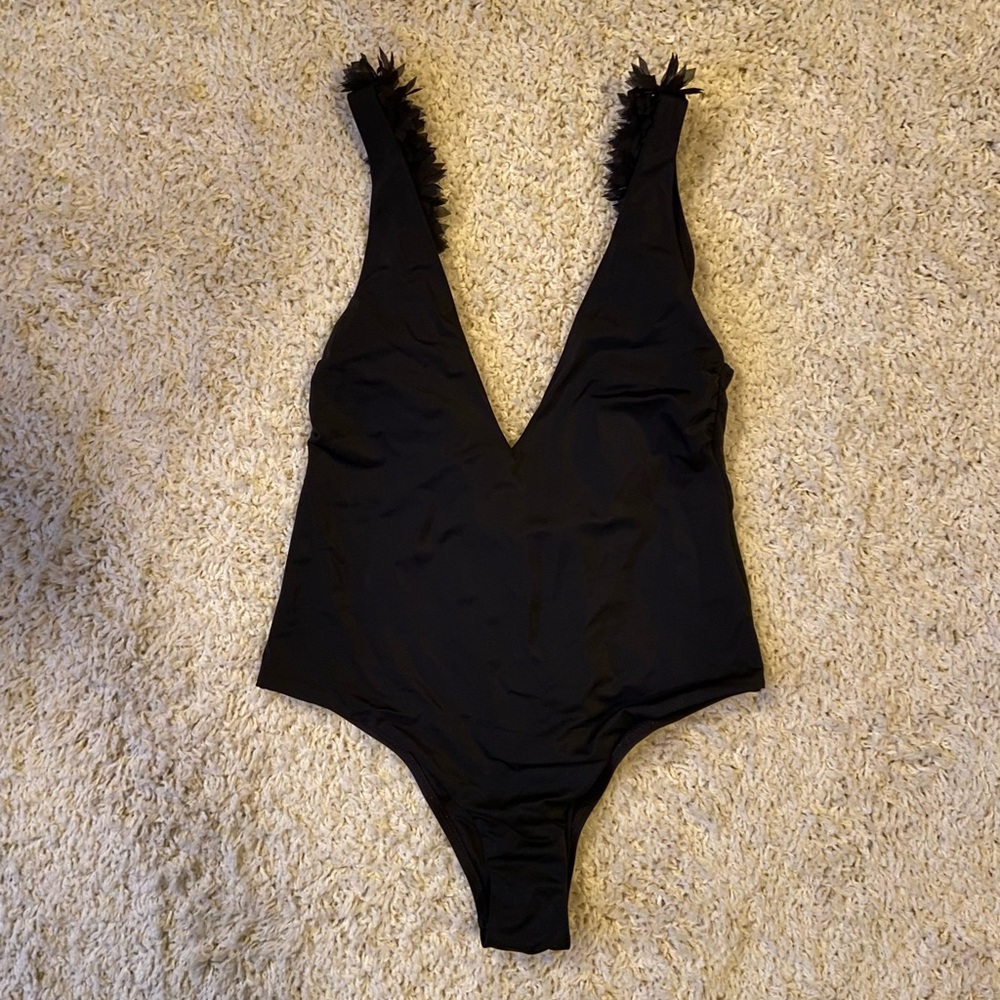 Caledonia One Piece Feathered back Swimsuit